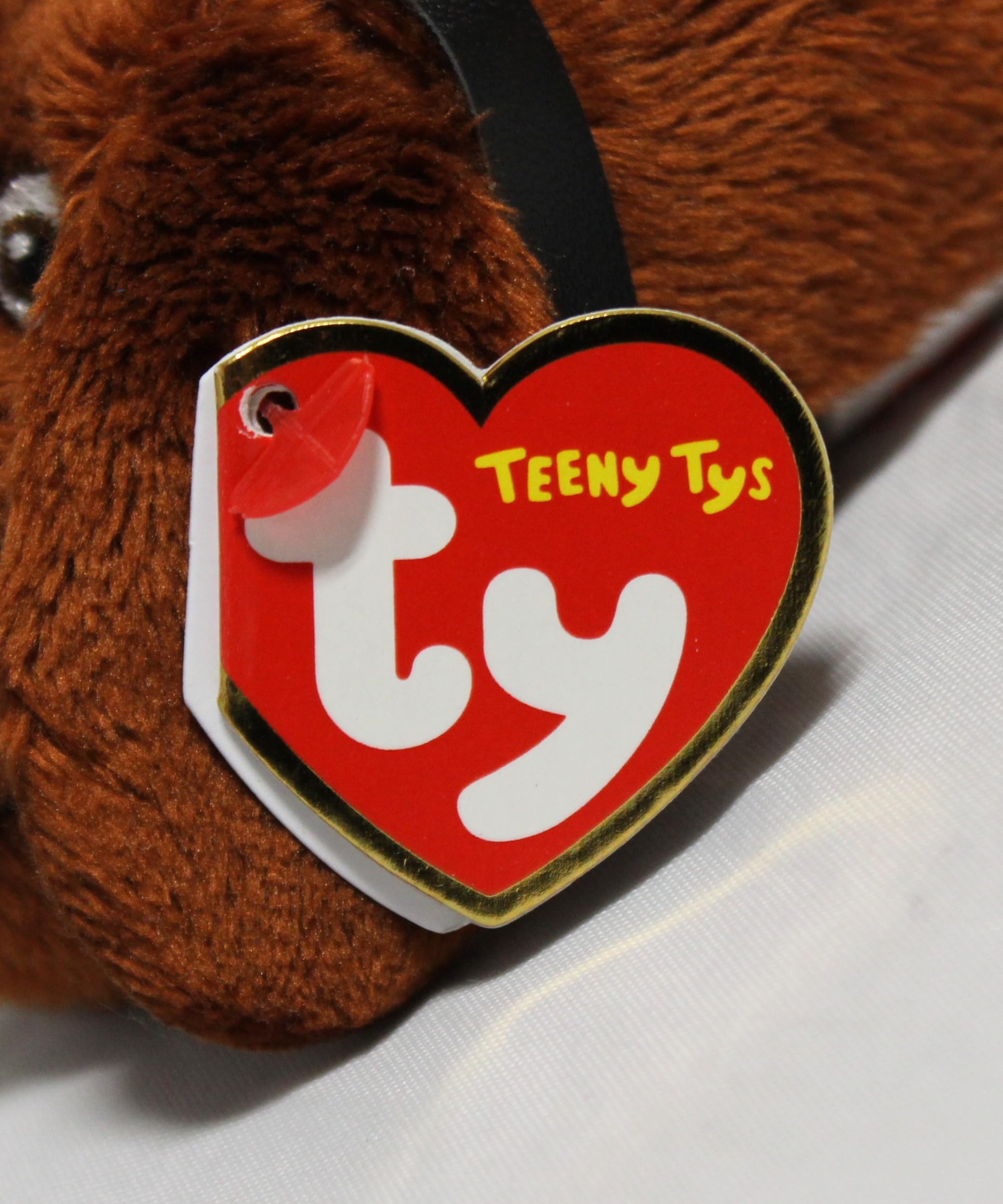 PETS - Teeny Tys - pies Duke, brązowy plusz, 10 cm