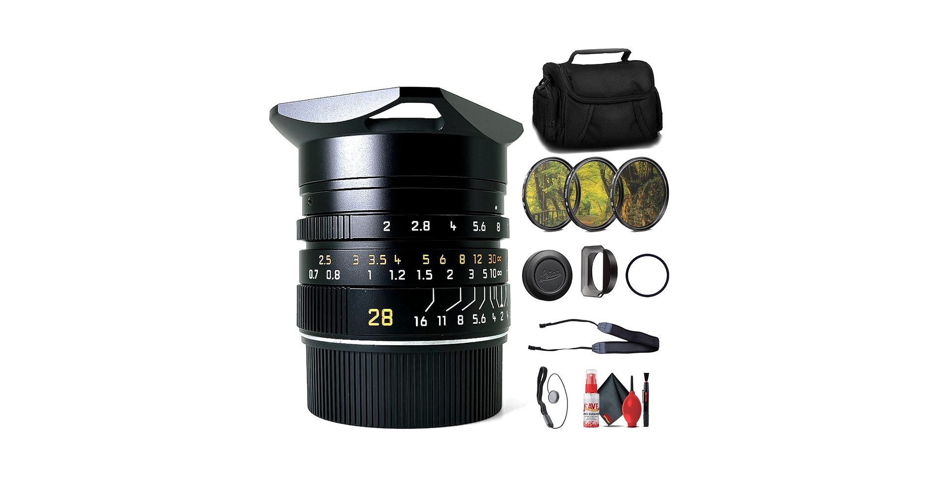 Amazon.com : Leica Summicron-M 28mm f/2 ASPH. Lens - Black