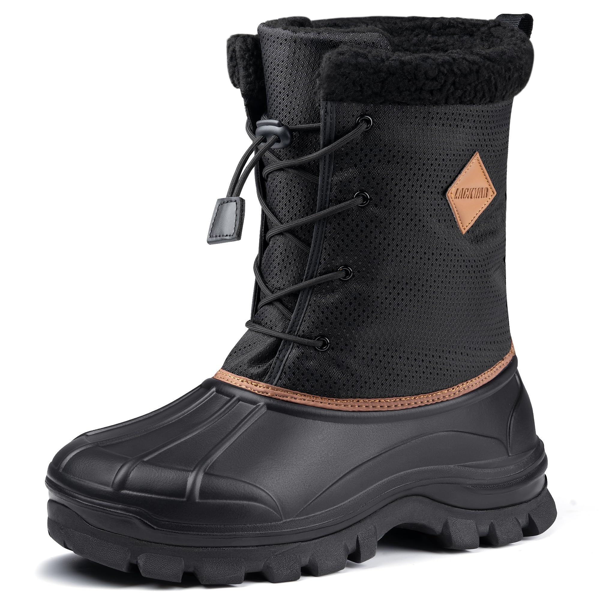 Snow Boots for Men Waterproof Lightweight Winter Men's Snow Boots