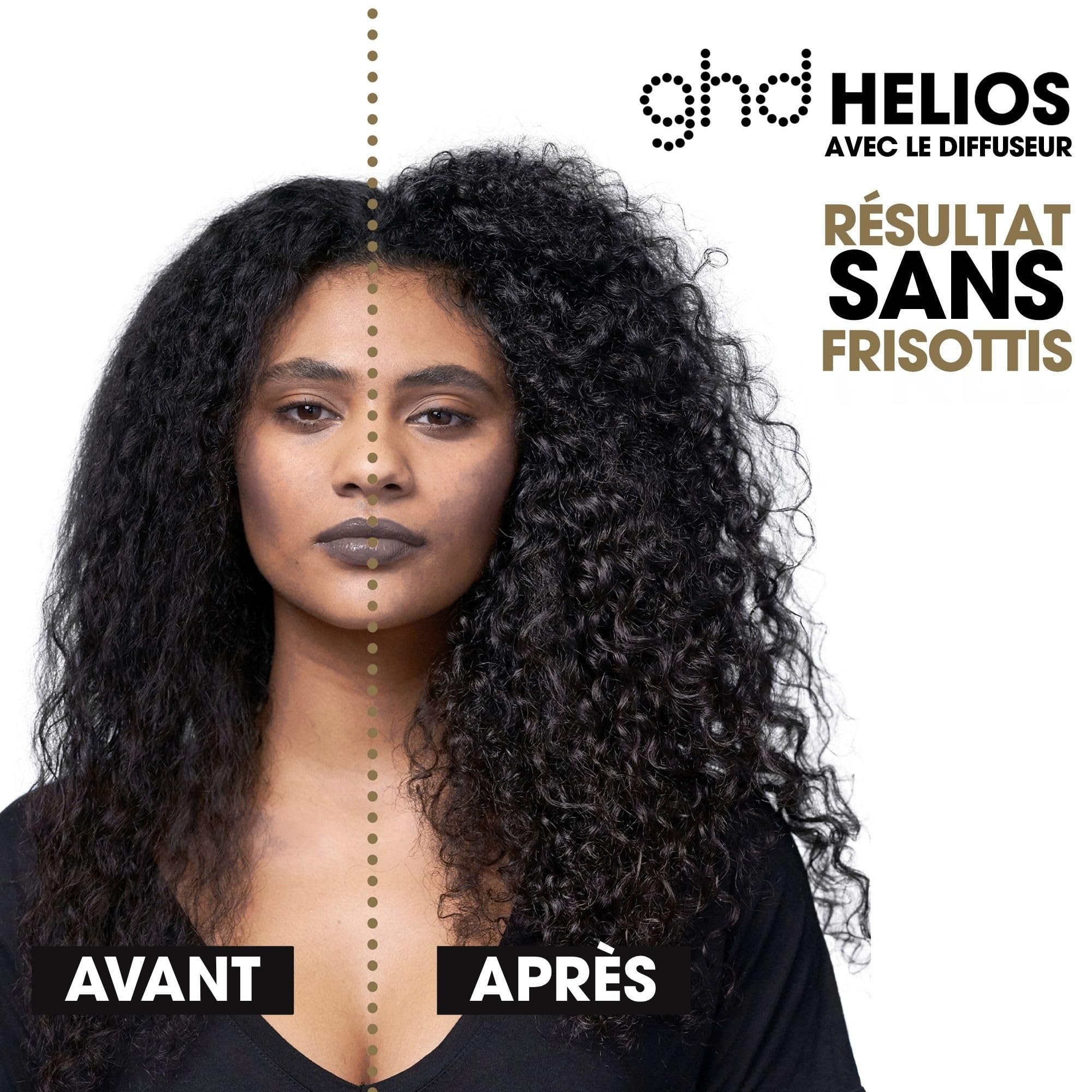 ghd - Sèche-cheveux ghd Helios - Sèche-cheveux professionnel - Puissant et précis - Cheveux sans frisottis et 30% plus brillants - Recommandé par les coiffeurs - Idéal tous types de cheveux
