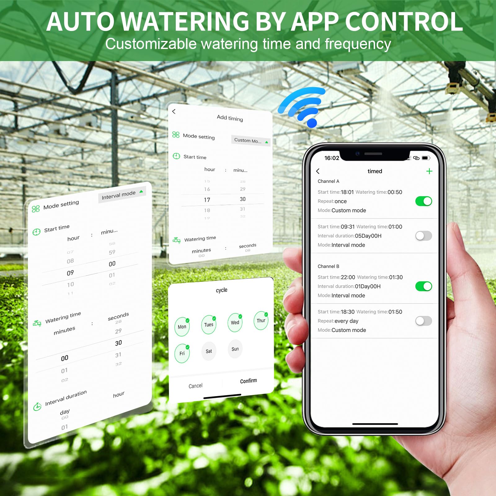 Système D'Arrosage Automatique Vankarr Pour 16 Plantes - Pompe Intérieure, Kit Goutte à Goutte, USB-C