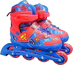 Patins Inline Kit Superman (P) Tamanho 30-33