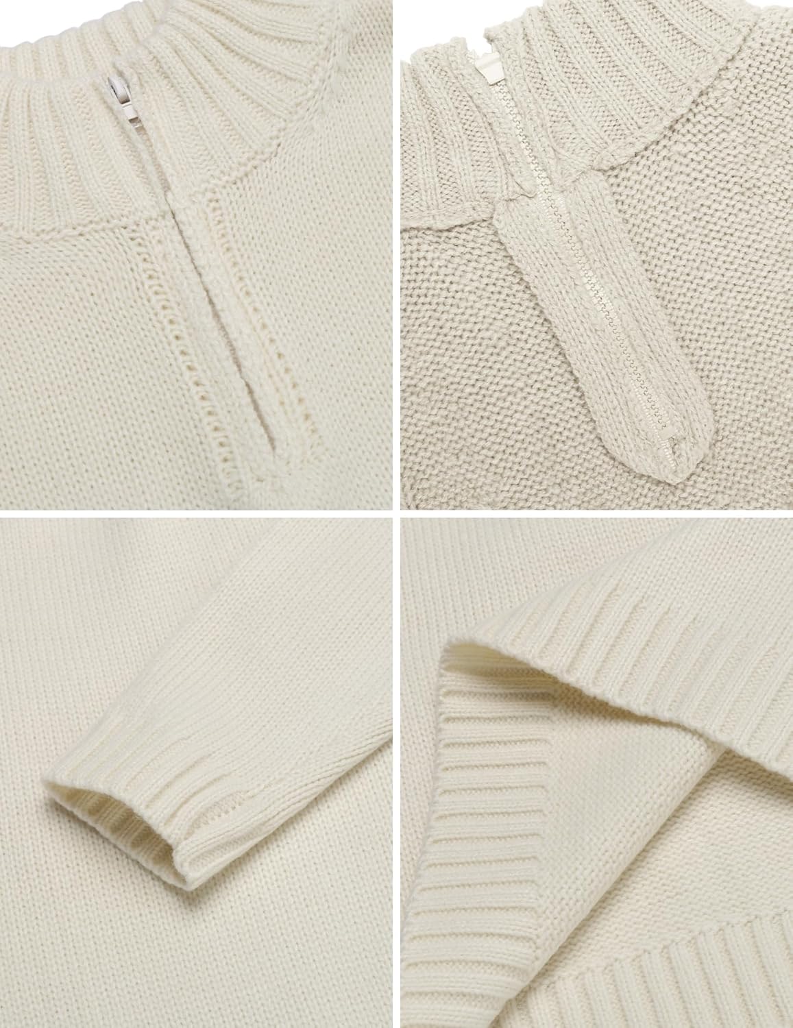 Arshiner Boy's Cable Knitted Sweater Half Zip Lightweight Casual Pullovers for Kids 3-12 Years - Image 7