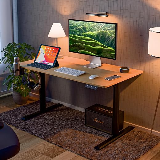 Green Soul Imperium Height Adjustable Table for Office Work | Everyday Ergonomic Desk with One Piece Top | Advance Memory ...