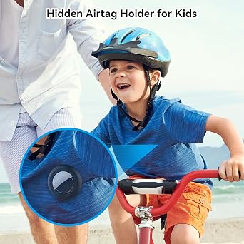 4 pack for Apple Airtag Holder kids,Waterproof for air tag holder with Invisible pin,Silicone for air tag. holder kid Hidden Inside Clothes,Backpack,pocket,luggage for Children Elderly