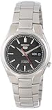 SEIKO Men's SNK607 5 Automatic Black Dial Stainless-Steel Bracelet Watch
