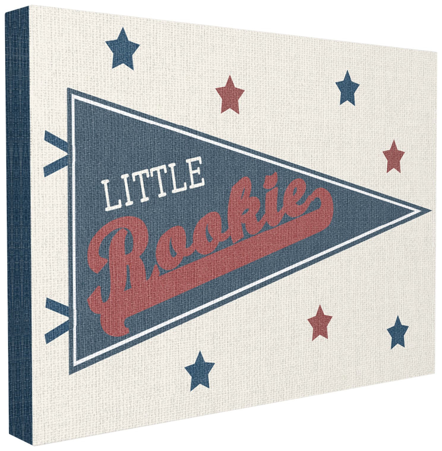 "Little Rookie" Framed Pennant Wall Art For Kids Room - Made In USA, Texturized Finish - View #11