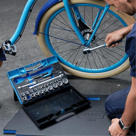 HAZET 905 Hexagon Traction Profile Socket Set - Multi-Colour