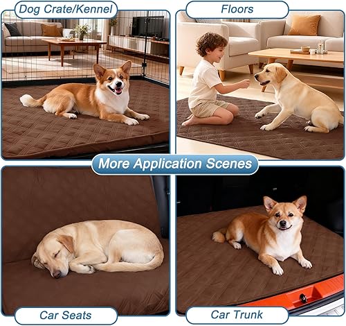 Miniatura 5 de hyha Manta impermeable para perro, manta reversible para mascotas, funda de sofá suave lavable para perros, funda impermeable para sofá para