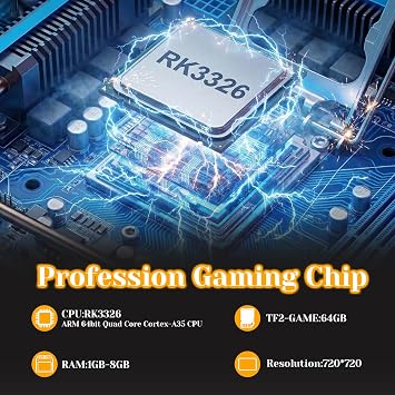 S600 Retro Gaming Console, Handheld Game Console with Classic Games