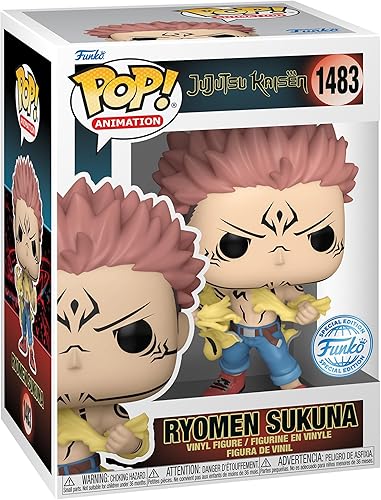 Funko Animación Jujutsu Kaisen - Ryomen Sukuna Tearing Shirt Edición Especial Multicolor Vinilo Figura Exclusiva #1483