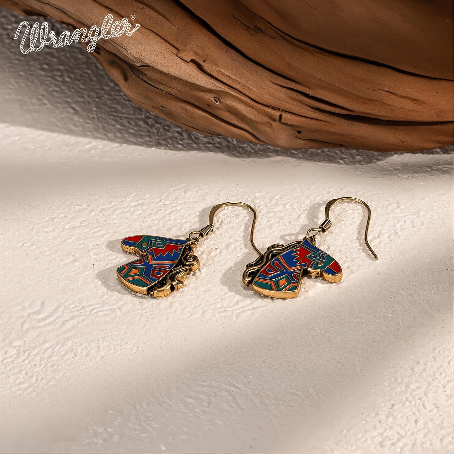 Wrangler Western Boots Horse Dangle Earrings for Women Cowgirl Cowboy Lightweight Retro Country Chocha Jewelry - Image 3