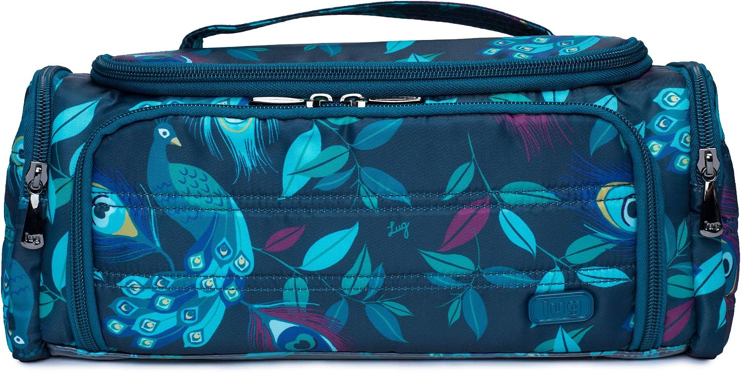 Lug Women's Trolley Cosmetic Case, Peacock Multi, One Size