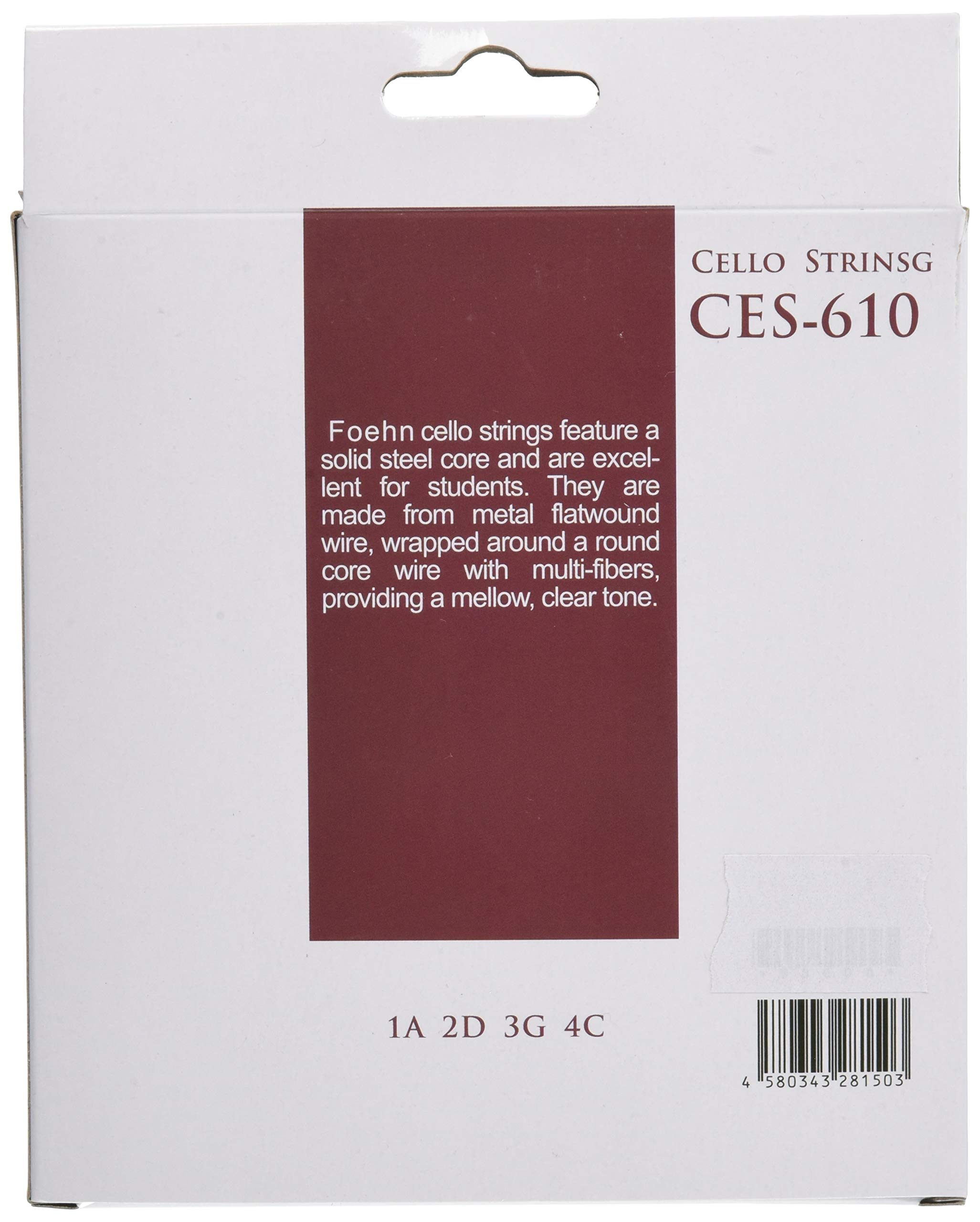 FOEHN CES-610 Cello Strings チェロ弦 qqffhab Amazon | FOEHN CES-610 Cello Strings チェロ弦 | チェロ弦 | 楽器