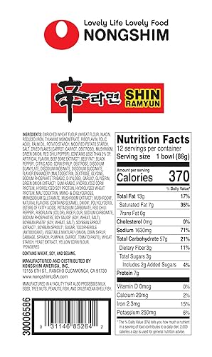 Miniatura 2 de Sopa de fideos Nongshim Shin Big Bowl