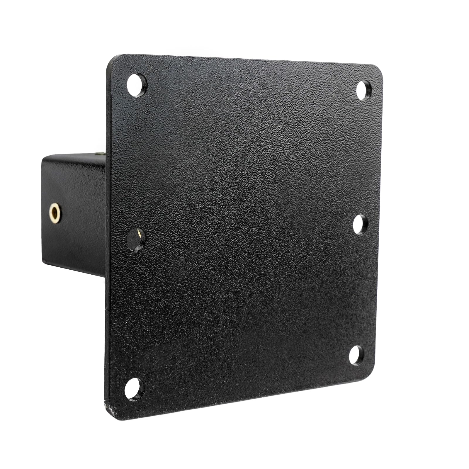 Hauteur : 68,58 cm - Support de boîte aux lettres sur pied - En acier au carbone - Avec grande plaque de base et trous pré-montés pour l'extérieur (8,13 x 8,13 cm, jusqu'à 40 kg)