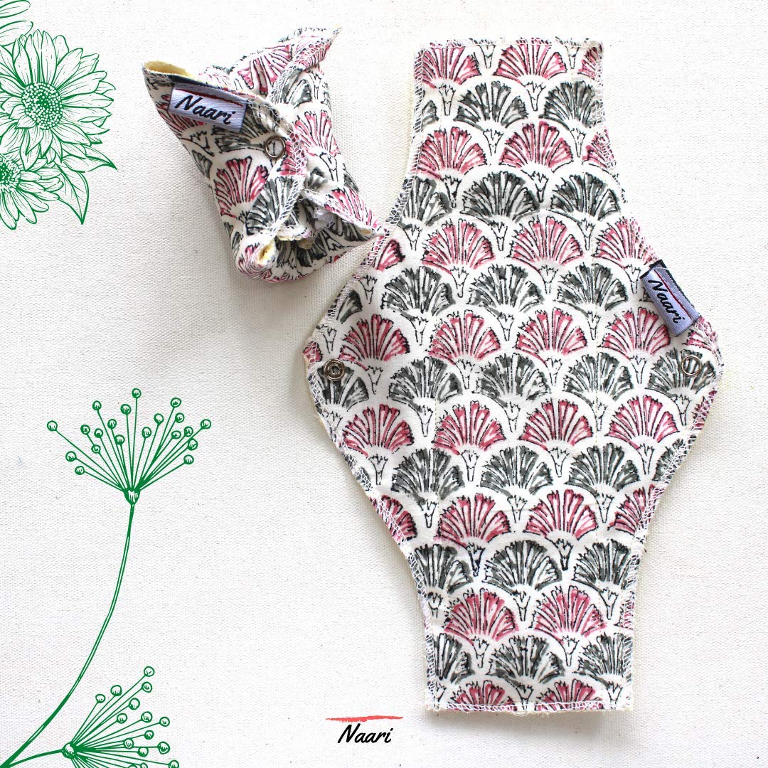 Naari Joy Collection Medium Flow Cloth Pad - 1 Piece