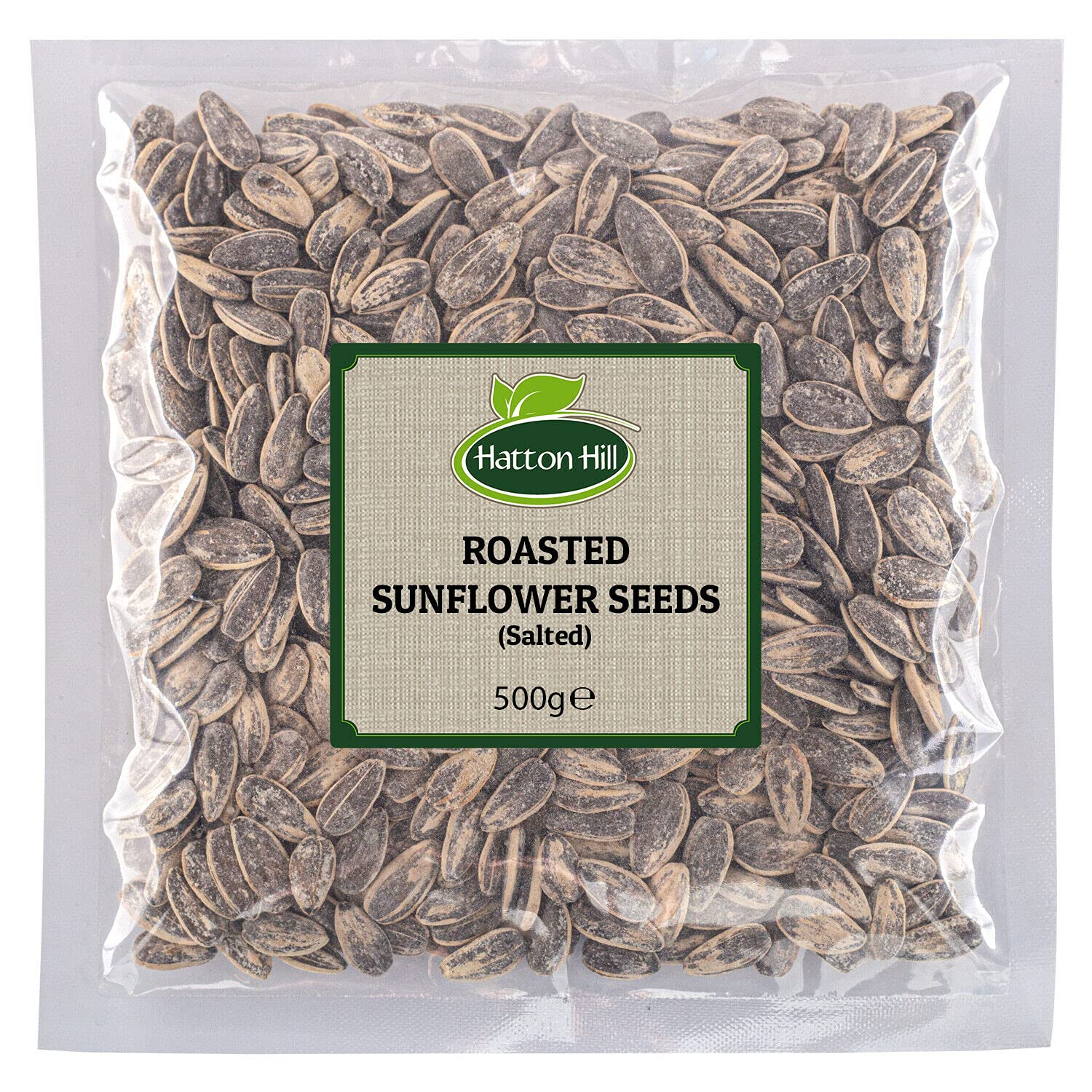 Roasted Unsalted Sunflower Seeds (Black) 500g by Hatton Hill