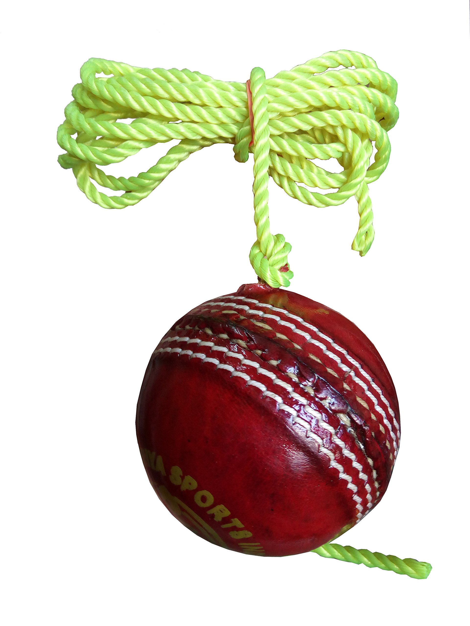 WILLAGE Cricket Ball Hanging Practice | Hanging Cricket Ball | Leather Cricket Ball | Hanging Ball Cricket Practice | Practice Cricket Ball | Cricket Ball with Rope | Cricket Hanging Ball (Pack OF2)-image-47
