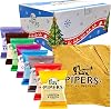 Pipers Crisps Festive Selection Box 8 Flavours with Tote Bag 8 x 40g Multipack Snack Bundle
