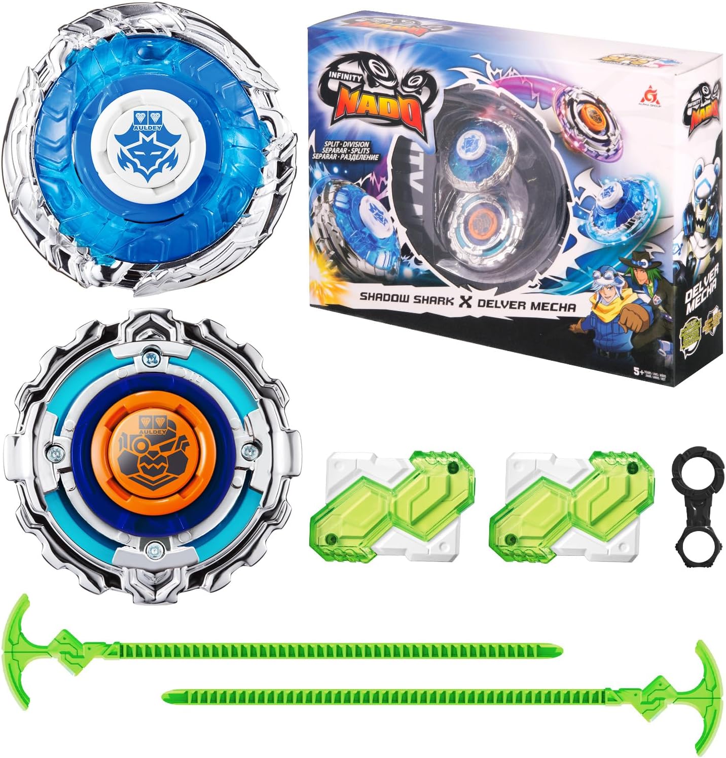 Infinity Nado-Split Series-Shadow Shark & Delver Mecha