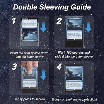 10000 Pack Card Sleeves, Perfect Fit Inner Sleeves Ideal for Double-Sleeving, Trading Card Sleeve Compatible with MTG, TCG, Gaming Cards