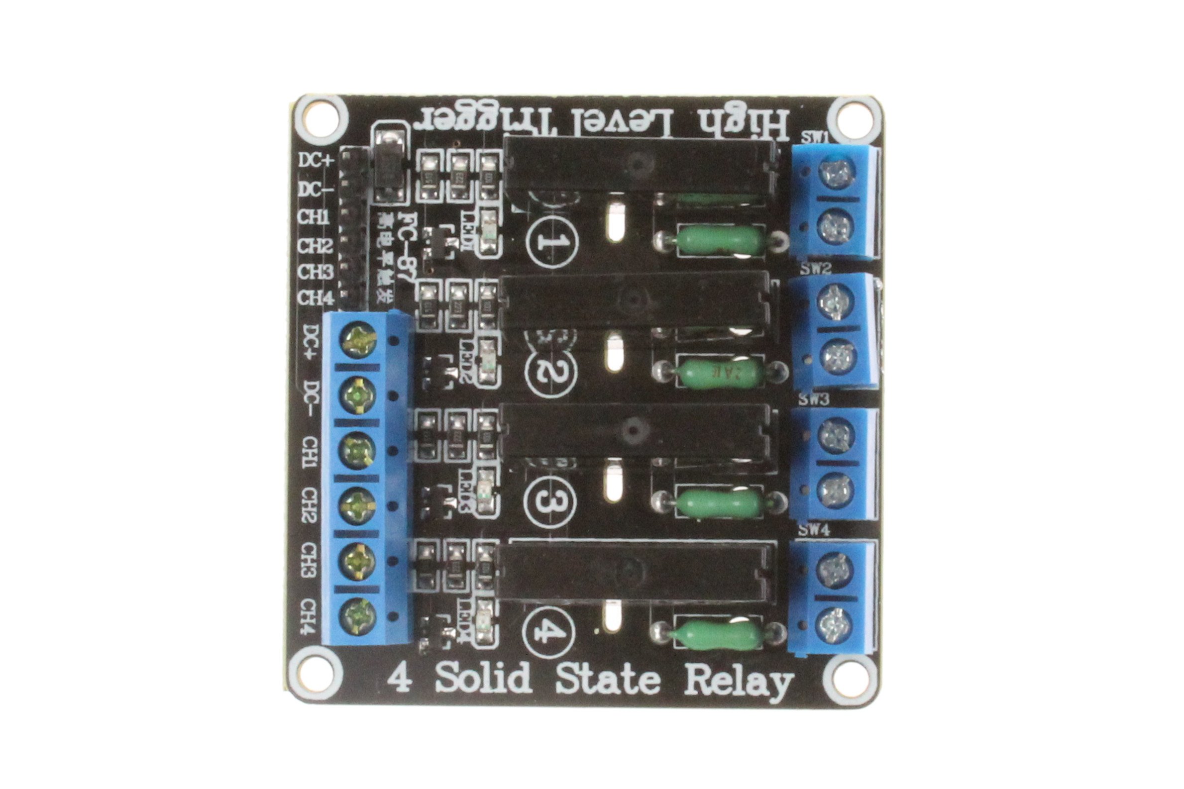 Snapklik.com : NOYITO 4-Channel Solid State Relay Module High-Level ...
