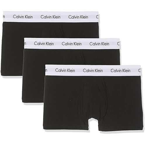 Immagine del prodotto Calvin Klein Boxer Uomo Confezione da 3 Low Rise Trunks Cotone Elasticizzato, Nero (Black), XL
