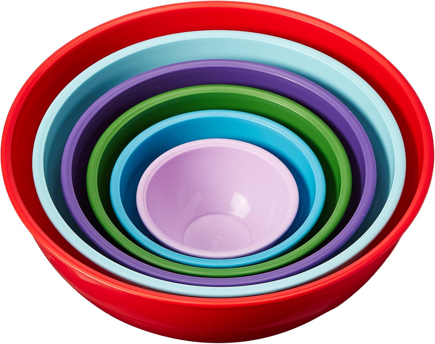 Buy Gourmet Home Products 6 Piece Nested Polypropylene Mixing Bowl Set