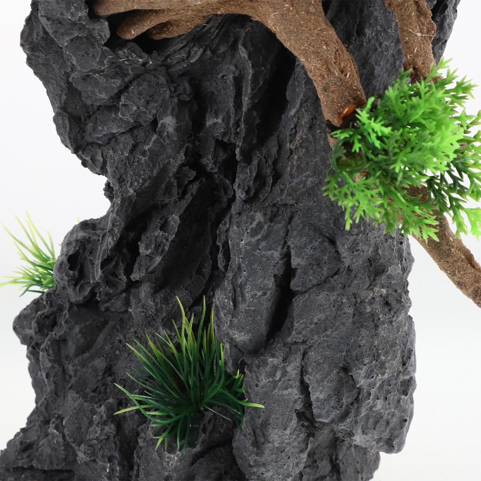 Ciieeo Plantas Artificiales para Acuario, decoración de bonsái, decoración de peceras Betta, Accesorios para paisajismo de acuarios.