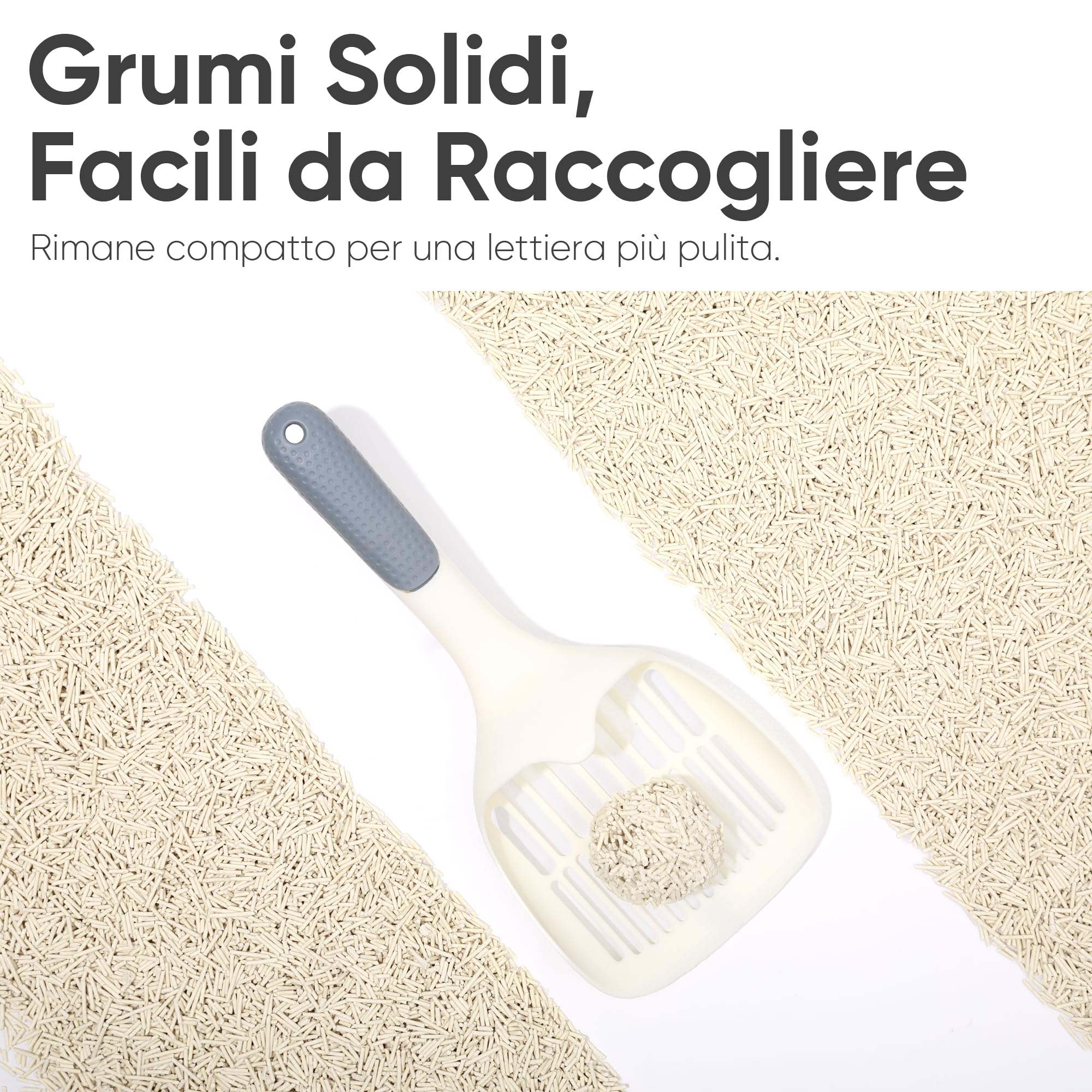 FUKUMARU Lettiera per Gatti al Tofu - 24L / 10,8kg, Lettiera Agglomerante Naturale di Mais e Fagioli, Senza Polvere, Biodegradabile, Agglomerazione Rapida, Controllo Odori Efficace, Smaltibile nel WC.
