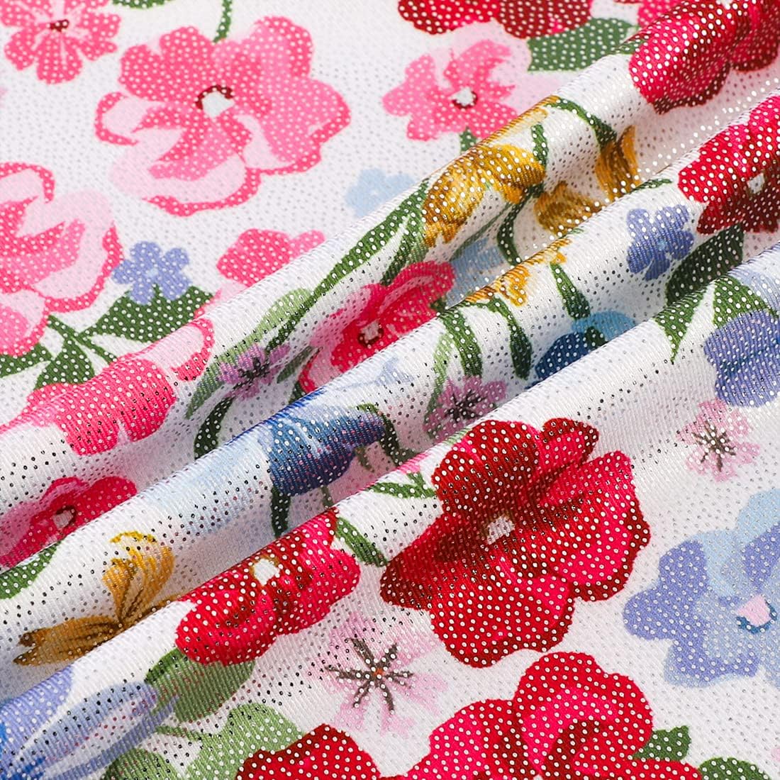 EQSJIU Gymnastics Leotards for Girls Sparkly Toddler Tumbling Outfits Dance Unitard Biketards with Shorts for Kids 1-10 Years - Image 3