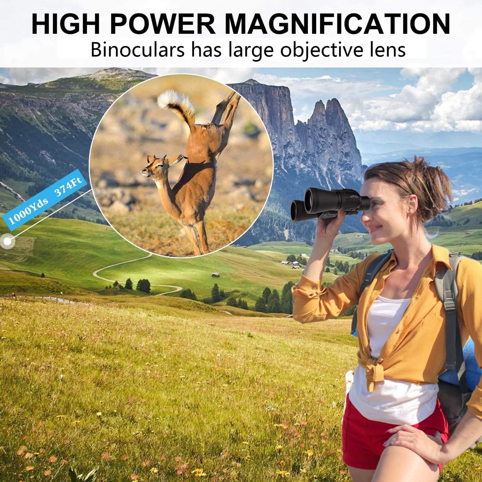 Binóculos 12x50, Binóculos profissionais para Adultos,Prisma BaK4 e Lentes FMC,Antiniebla e Impermeables, Binoculares para Observación de Aves, Caza, Senderismo