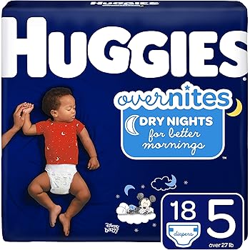 walmart huggies overnight size 5