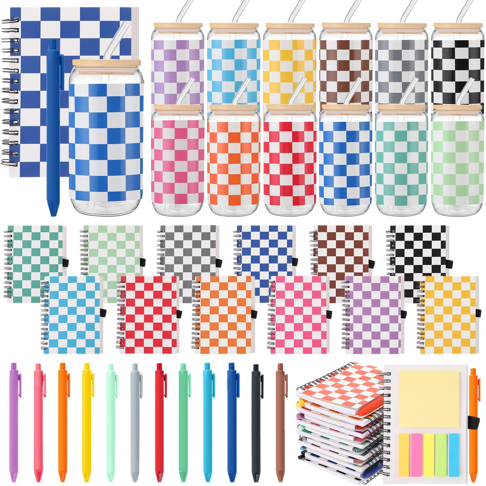 Carnet de notes anti-gaspillage avec stylo et paille pour fête sans désordre