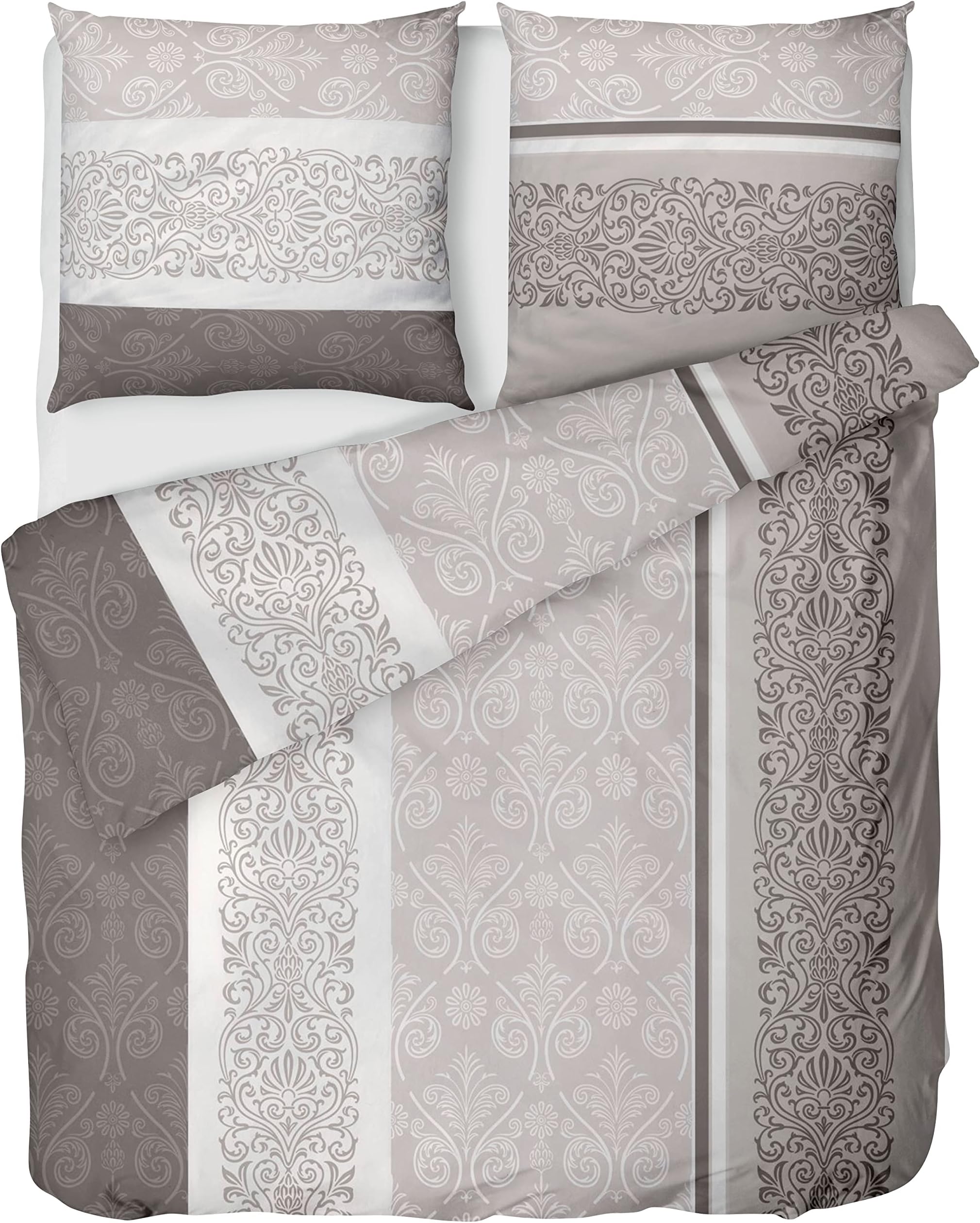 Set Biancheria Da Letto In Flanella Träumschön 4 Pezzi - Caldo E Morbido, 100% Cotone - Foto 2