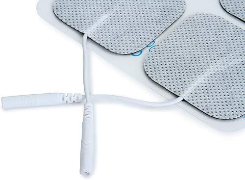 Miniatura 4 de paquete de 40 reservas de 2 x 2 pulgadas de alta calidad reutilizable, Autoadhesivo almohadillas de electrodos para la unidad de TENSEMS,