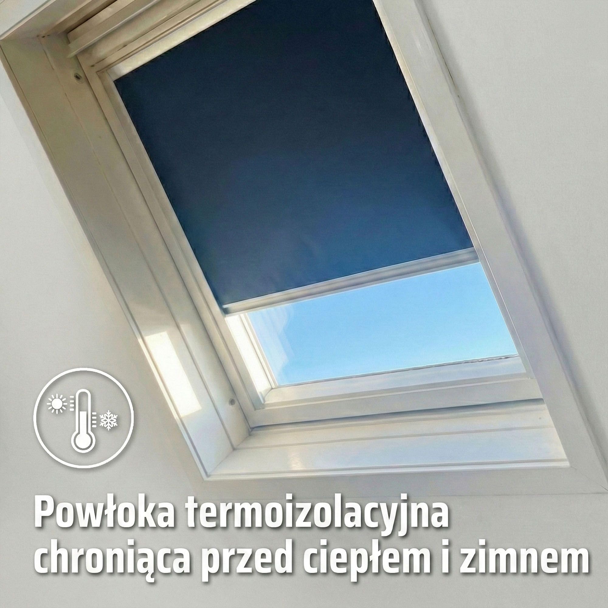 Cocoon Roleta do okien dachowych UK10 - Ciemnoszary | Kompatybilna z oknami dachowymi VELUX - Roleta do okien dachowych z ochroną przed ciepłem - Łatwy montaż