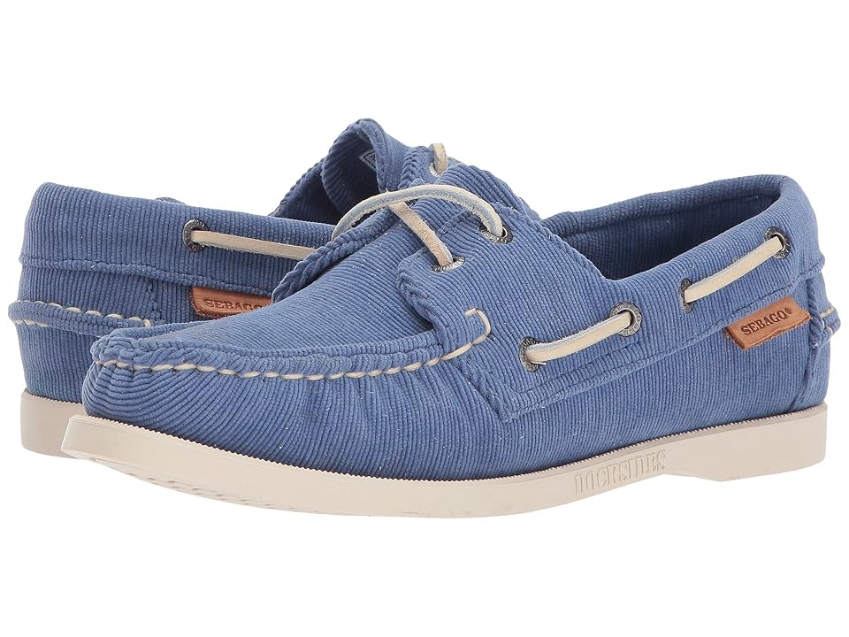 

Sebago Docksides (Blue Corduroy) Women's Slip on Shoes