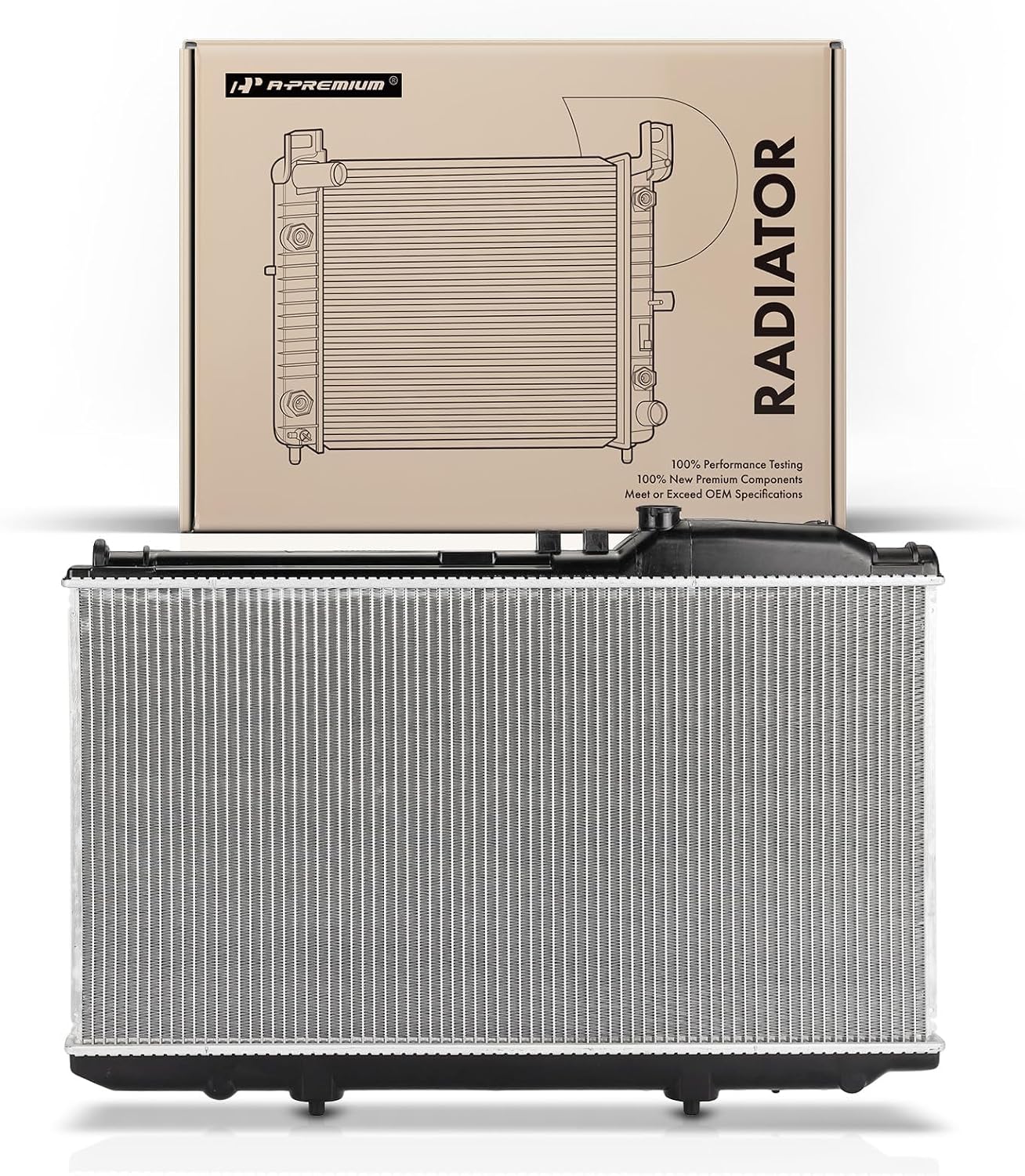 A-Premium Inverter Cooler Assembly Compatible with Kia Niro 2017-2022 1.6L & Hyundai Ioniq 2017-2022 1.6L, Replace# HY3011100, 25308G2000