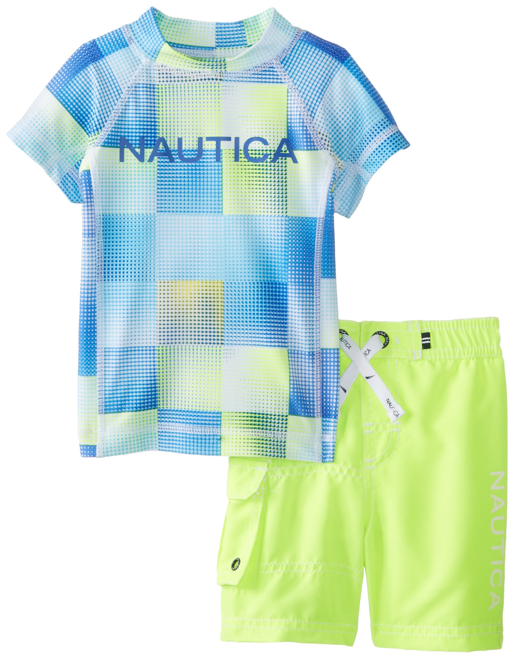 Nautica Boys' Rashguard Swim Set