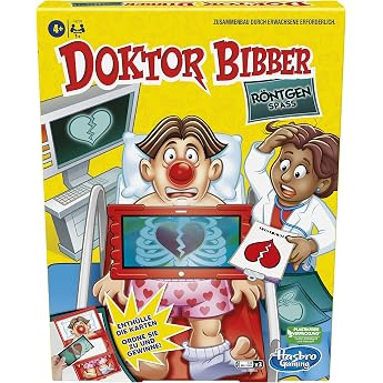 Hasbro Gaming Doctor Bibber X-Ray Fun Board Game for Children from 4 Years