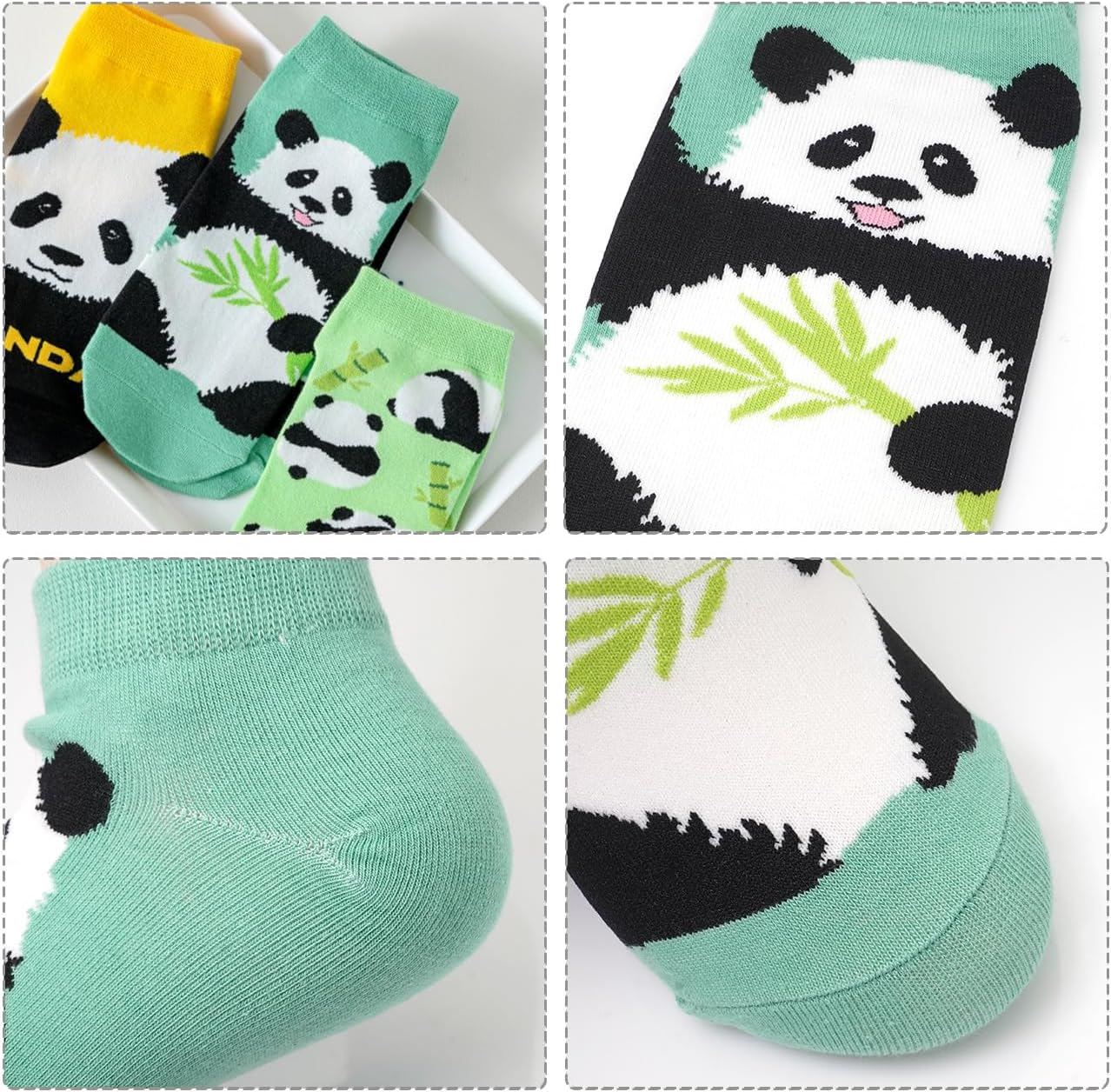 Women Ankle Socks 5 Pairs Cotton No Show Sock Cute Low Cut Socks - Image 7