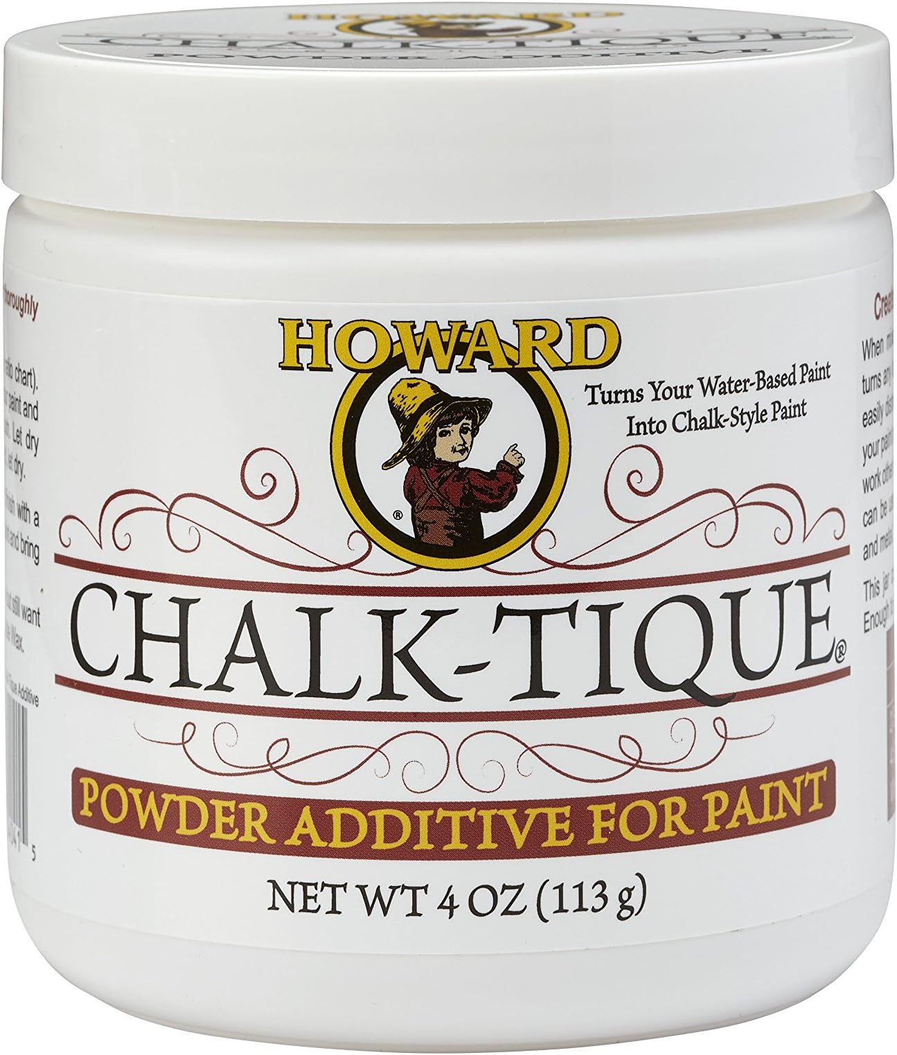 Howard Chalk Tique Powder Additive for Paint 4 Oz