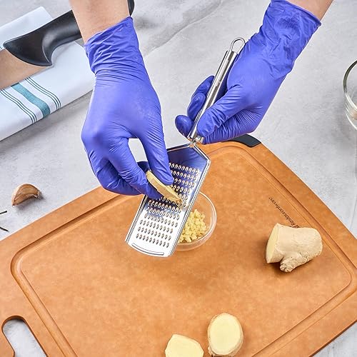 Miniatura 5 de Restaurantware Stainless Steel Fine Cheese Grater - German Standard Lemon Zester with Ergonomic Handle, Sharp Blades, Dishwasher Safe - Handheld