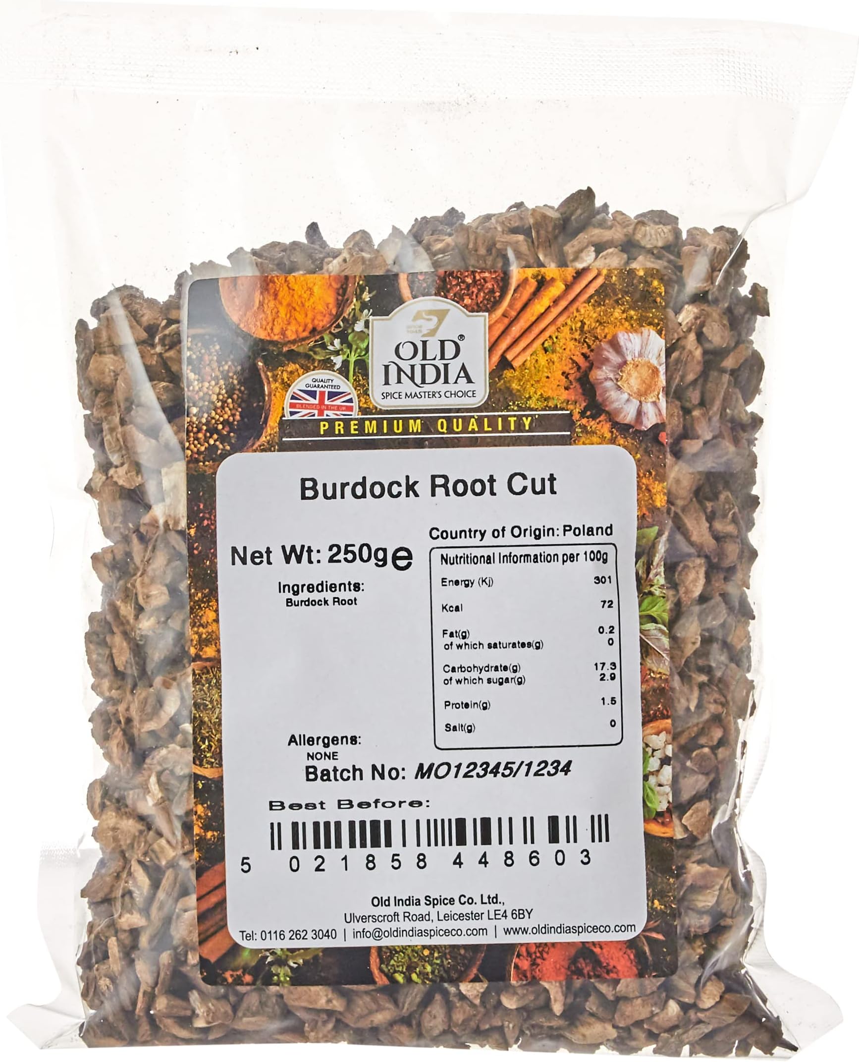 Old India Burdock Root 250g