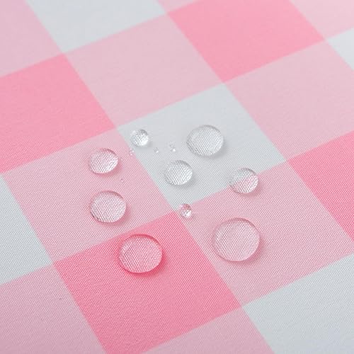 Miniatura 8 de Mantel rectangular de Navidad a cuadros  60 x 84 pulgadas, oblongo naranja y negro a cuadros para Acción de Gracias, otoño e invierno, repelente al