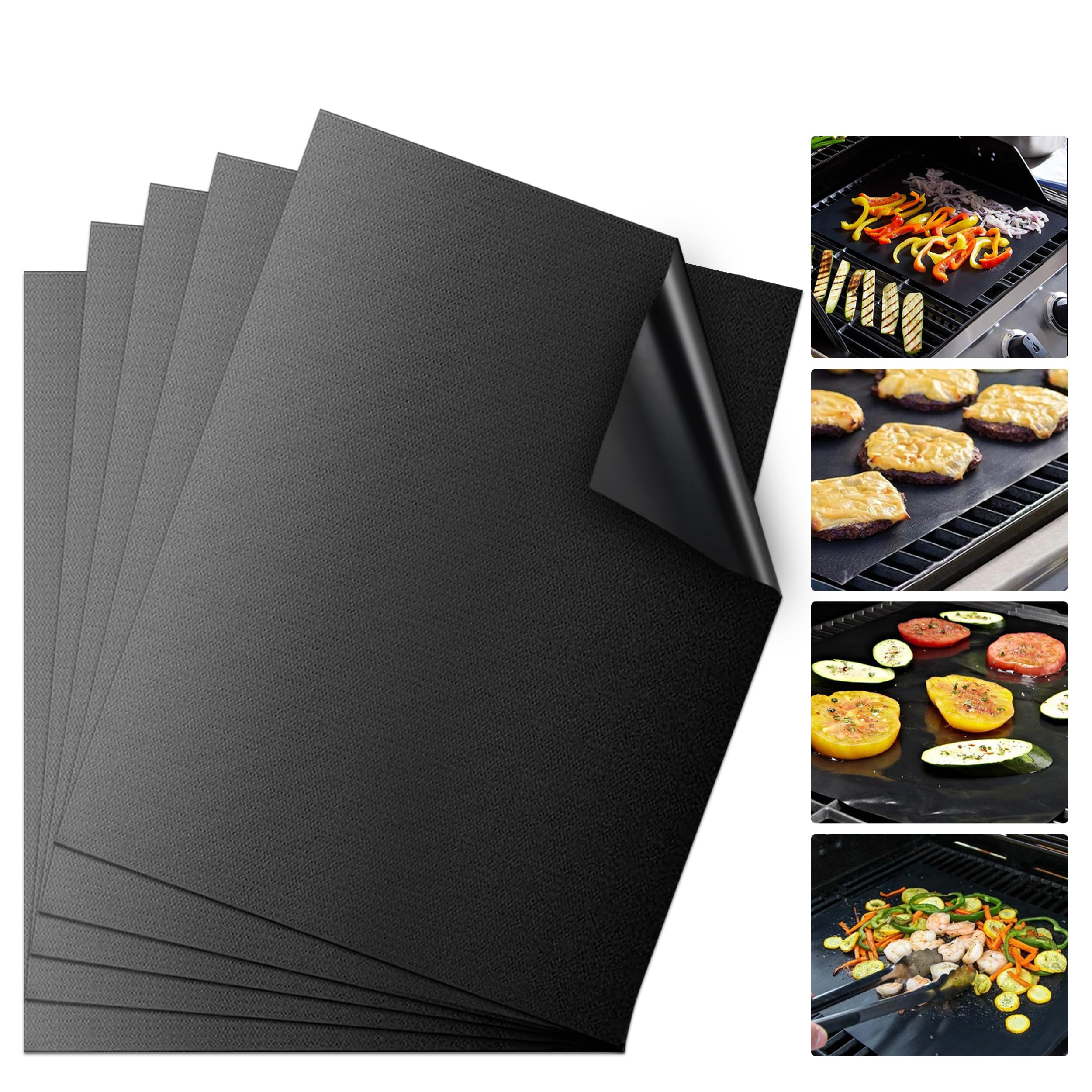 Alfombrilla de silicona para hornear, alfombrilla antiadherente extra grande con medidas para hornear, tapete de fondant, tapete para enrollar masa, forro de horno resistente al calor, alfombrilla de corteza de pastel