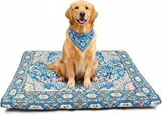 Dog Bed Food,58x43x6cm,Washable and Non-Slip Dog Bed Underlay | Ultra Soft And Comfortable Washable Dog Bed, Portable Mat For Indoor And Outdoor Use,Pet Bed For Large/Medium/Small Dogs