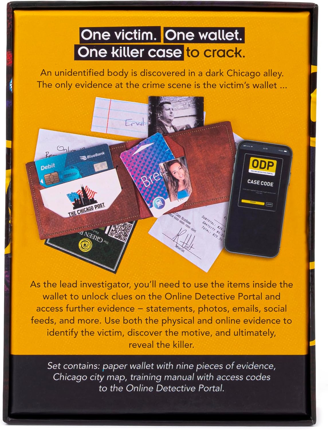 Evidence Hush Money Crime-Solving Game | Digital Hybrid